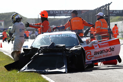 Zware klapper voor Ferdinand Kool in Dutch GT