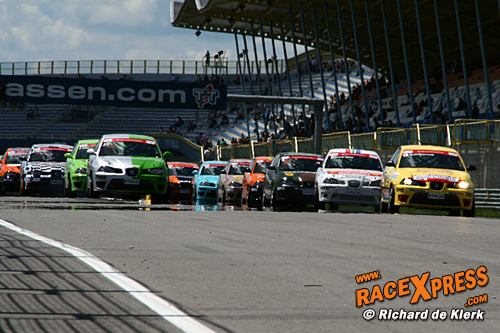 Start van de tweede race