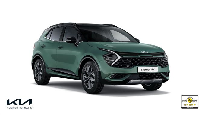 Nieuwe Kia Sportage scoort 5 sterren in Euro NCAP veiligheidstests