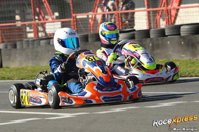 Karttalent Phoenix Rothuizen pakt eerste grote podiumplaats NK IAME Mini