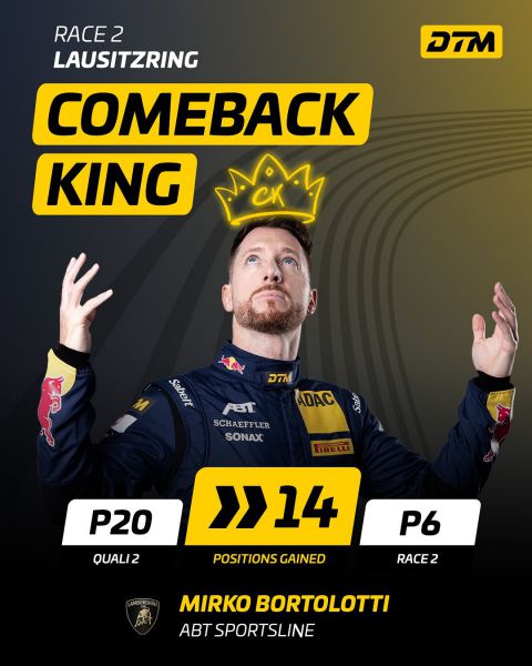 DTM Dekra Lausitzring 2025 Foto 21 Mirko Bortolotti