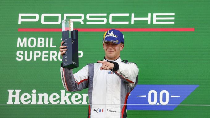Porsche Mobil 1 Supercup Zandvoort 2025 Foto 1 Alessandro Ghiretti racewinnaar