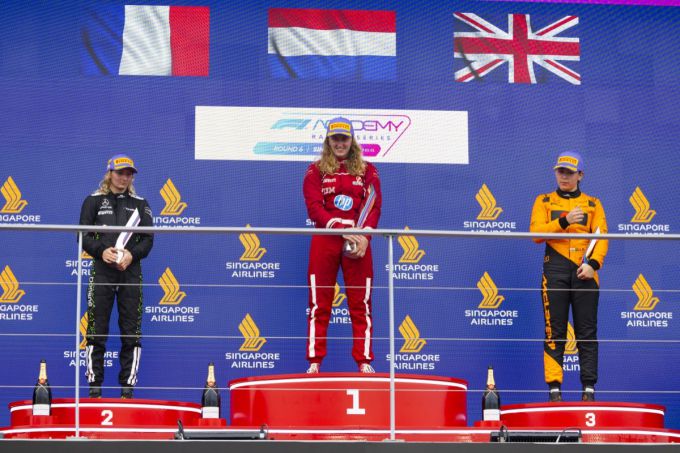 Mercedes-AMG F1 Team junior Doriane Pin eindigde als tweede