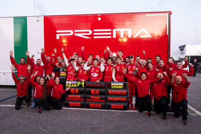 PREMA Racing grijpt alle titels in het E4-kampioenschap 2025