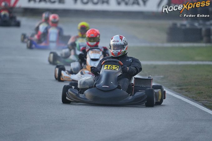 Mark Verhoeven op weg naar het podium