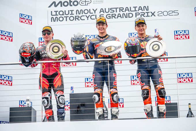 Moto3 podium