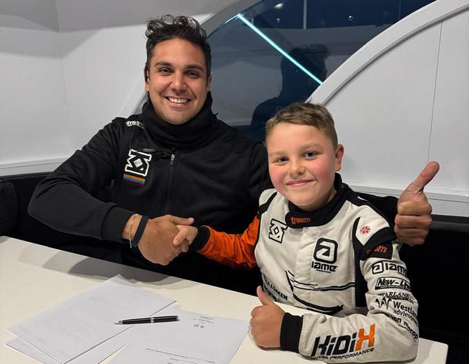 Alessandro Levratti Denver Bos en Kidix Driver Performance KR, WSK