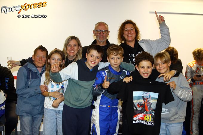 Karttalent Vince Janter kampioen in GK4 Kart Series