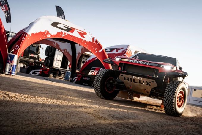 Dakar Rally Toyota Gazoo Racing W2RC-team (TGR W2RC) blufpoker 8e etappe Foto 17