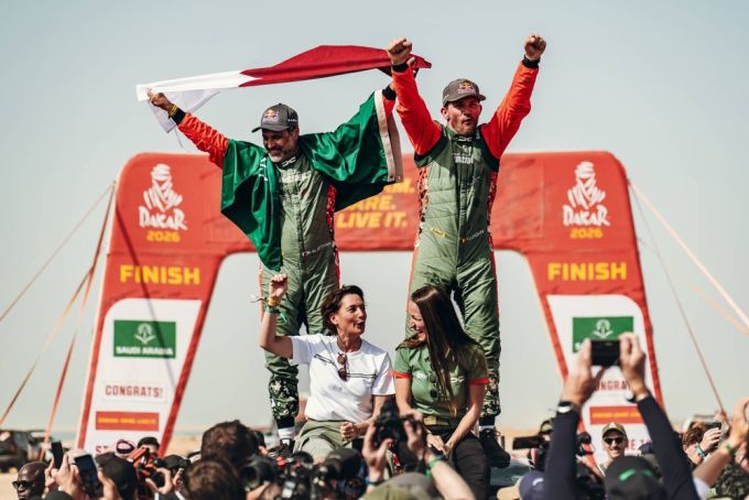 Dakar Rally 2026 Dacia Sandriders zesde zege Nasser Al-Attiyah Bron foto: media.dacia 1