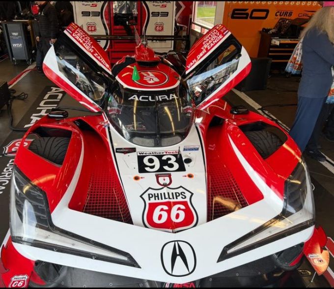 IMSA 24H Daytona 2026 #93 Acura Meyer Shank Racing with Curb Agajanian Acura ARX-06 Acura Renger van der Zande pole position foto rvdz 3