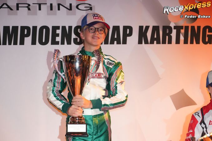 Nederlands rookie-kampioen Tren van Melick