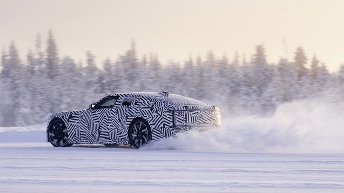 Aanstaande Jaguar GT begint aan extreme wintertests
