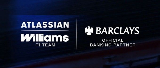 Money taks Barclays en Atlassian Williams F1 Team