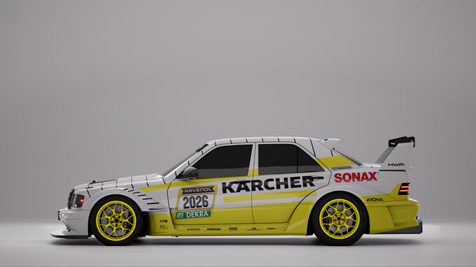 HWA EVO.R-raceauto onthuld voor 24 uur van de Nürburgring 2026