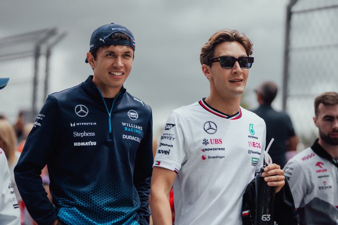 Alex Albon George Russell