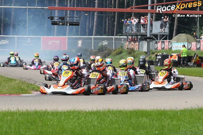 GK4 Kart Series: veel animo, grote startvelden en goed weer op komst voor Race 2 in Genk
