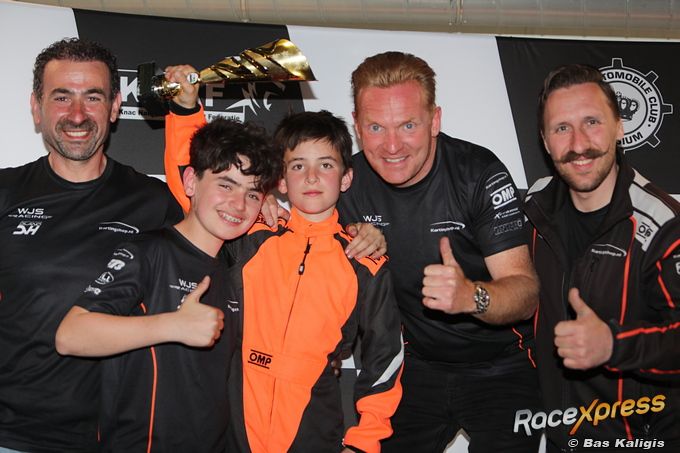 Max Pasternak en WJS Racing vieren eerste podium van hun volgende talent