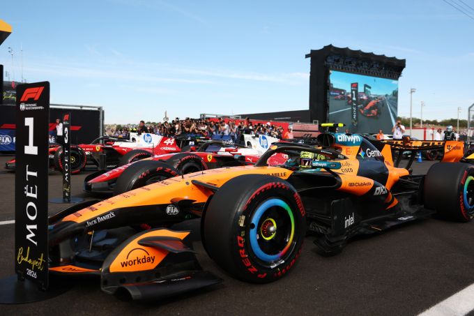 Lando Norris McLaren Hongarije F1 kwalificatie
